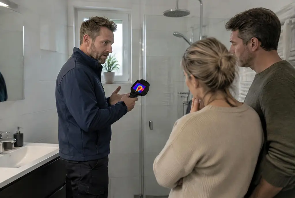 Lekdetectie Nijverdal – specialist legt bevindingen uit aan bewoner